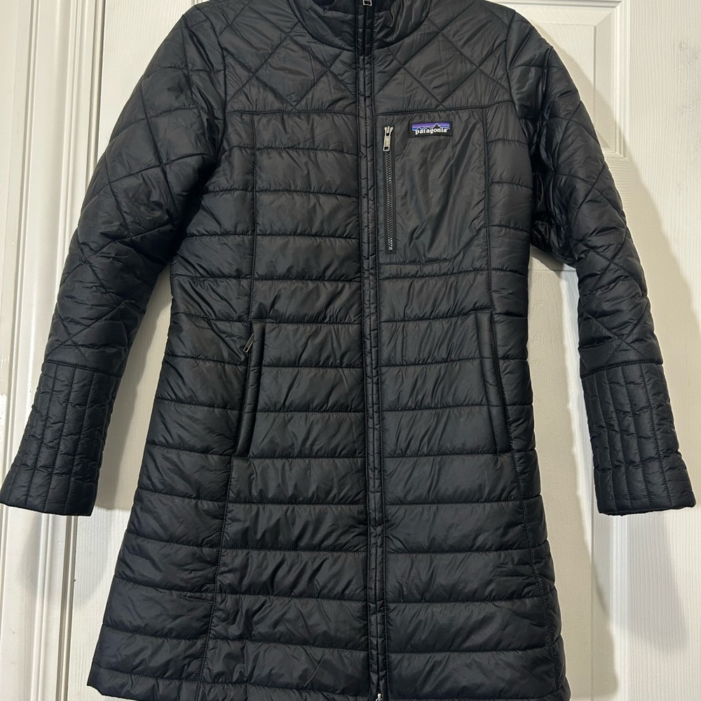 Patagonia Jacket Womens Small Radalie Parka Long Jacket Nomad Plum  STY27695